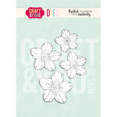 Craft & You - Stanzschablone - Cutting die -  Gardenflower 1 von Gosia