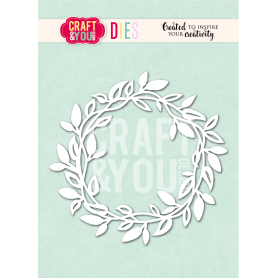 Craft & You - Stanzschablone - Cutting die -  CW408 Blätterkranz