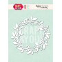 Craft & You - Stanzschablone - Cutting die -  CW408 Blätterkranz
