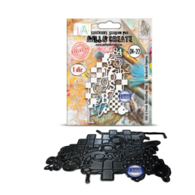 AALL and Create - Die-Cutting Die Set -  "Checkered Figures"