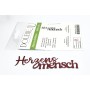 NEU NEU NEU!!! Double U Design  Stanze "Herzensmensch"