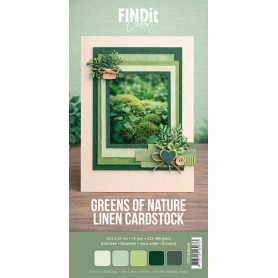 Find It Color - Linen Cardstock Pack 4K - Greens of Nature Pack