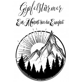Showroom Party - Memories4you Stempel (A6)  "Berge"