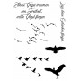 Showroom Party - Memories4you Stempel (A6)  "Tiere 002  Vögel"