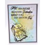 Showroom Party - Memories4you A6 Stempel "Rucksack Grunge"