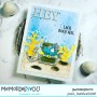 Showroom Party - Memories4you A6 Stempel "Cartoon Fische"