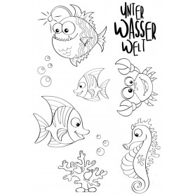 Showroom Party - Memories4you Stempel (A6)  "Fische"