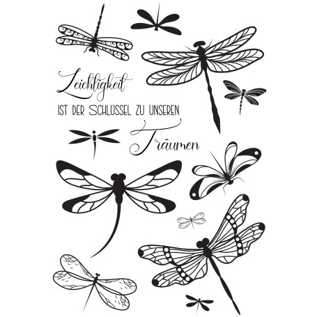 Showroom Party - Memories4you Stempel (A6) "Libelle"