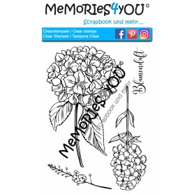 Showroom Party - Memories4you Stempel (A6) "Blumenduft"