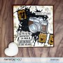 Showroom Party - Memories4you A6 Stempel "Kamera"