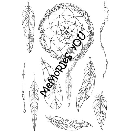 Showroom Party - Memories4you Stempel (A6) "Traumfänger"
