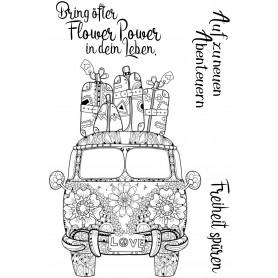 Showroom Party - Memories4you Stempel (A6)  "Flower Auto"