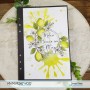Showroom Party - Memories4you A6 Stempel "Bleib spritzig"