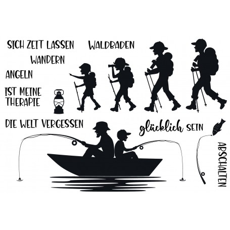 Showroom Party - Memories4you Stempel (A6)  "Camping"