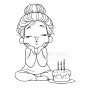 Memories4you Stempel (A7)   "Birthday Girl"