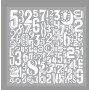 Memories4you Stencil (15x15) "Zahlen"