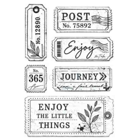 Memories4you A6 Stempel "Ticket Englisch"