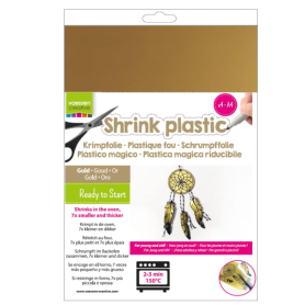 Vaessen Creative • Schrumpffolie Gold