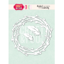 Craft & You Stanzschablone - Willow Wreath with Feathers