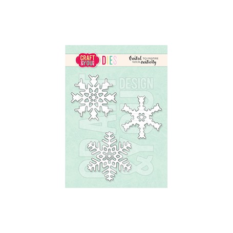 Craft & You Stanzschablone - Schneeflocken