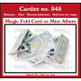 Crealies • Magic Fold Stanzschablone Karte / Mini Album 14,5x10cm