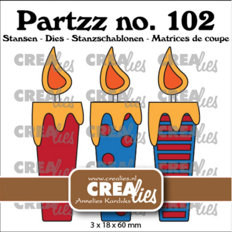 Crealies • Partzz 3 Candles