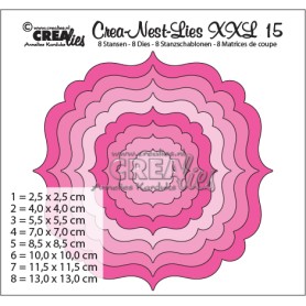 Crealies Stanzform - Crea-Nest-Lies Set Nr.15 XXL