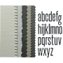 Sizzix Stanzform Thinlits - Ränder und Buchstaben