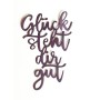 Double U Design  Stanze "Glück steht dir gut"