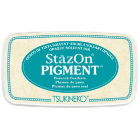 StazOn Pigment Stempelkissen - Peacock Feathers