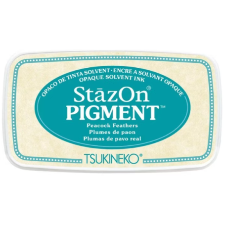 StazOn Pigment Stempelkissen - Peacock Feathers