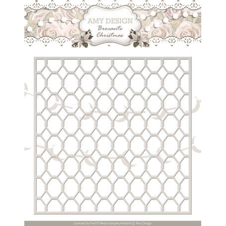 Amy Design Stanzschablone - Filigraner Hintergrund