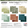 Amber Ledgers - 12x12 Inch Paper Pad Solids