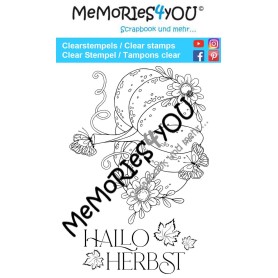 Memories4you Stempel (A7) "Hallo Herbst"