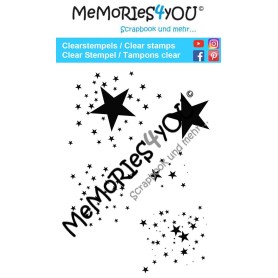 Memories4you Stempel (A7) "Sterne"