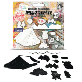 AALL and Create - Die-Cutting Die Set - "Campout Magic"