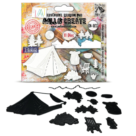 AALL and Create - Die-Cutting Die Set - "Campout Magic"