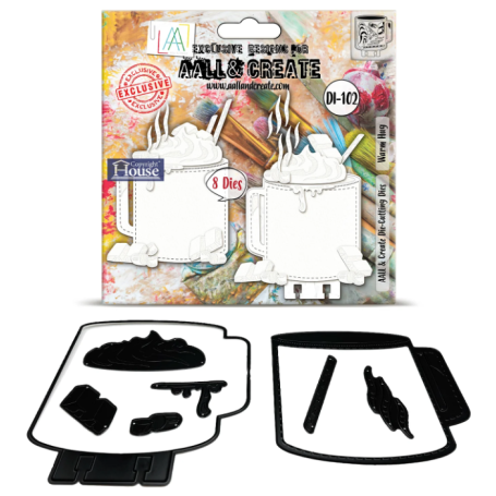 AALL and Create - Die-Cutting Die Set - "Warme Tasse"