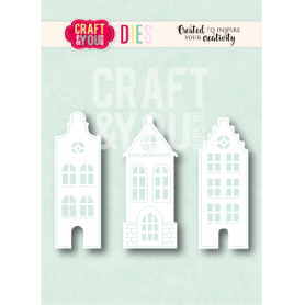 Craft & You Stanzschablone -  Häuser