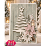 Craft & You Stanzschablone - Weihnachtsbaum Zick Zack