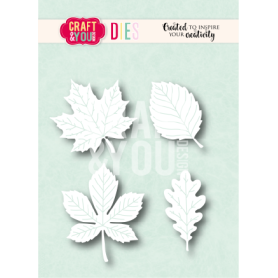 Craft & You Stanzschablone - Herbstblätter