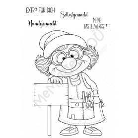 Memories4you Stempel (A6) "Cartoon Frau"