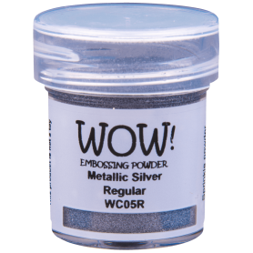 Wow! Embossing Pulver - Metallic Silver Ultra High
