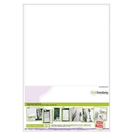 CraftEmotions EasyConnect (Doppelklebeband) Craft sheets A4 - 5 sheets