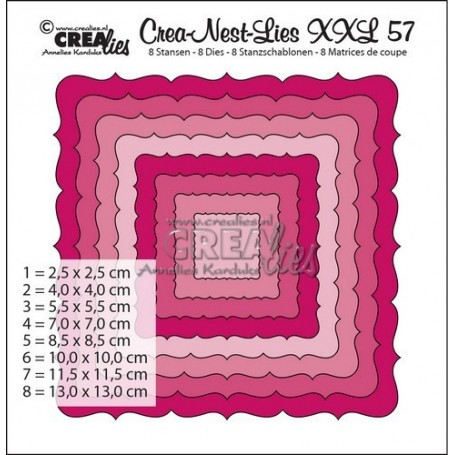 Crealies Crea-nest-dies XXL no. 57 13,5x13,5 cm 