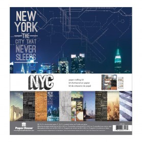Paper House Paper Crafting Kit 12"X12" New York City
