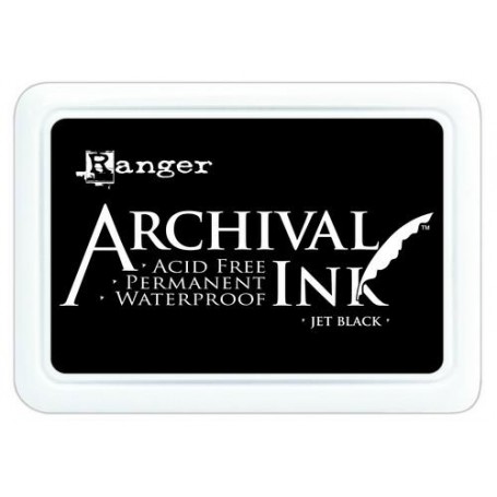 Ranger Archival Ink pad - jet black