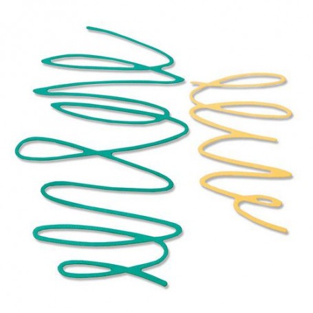 Sizzix Thinlits Die set - 2PK Scribbles  Sophie Guilar
