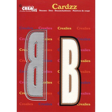 Crealies Cardzz letters Buchstabe B max. 13 cm