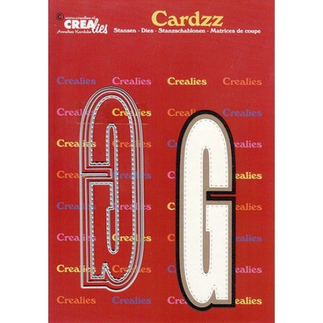 Crealies Cardzz letters Buchstabe G max. 13 cm